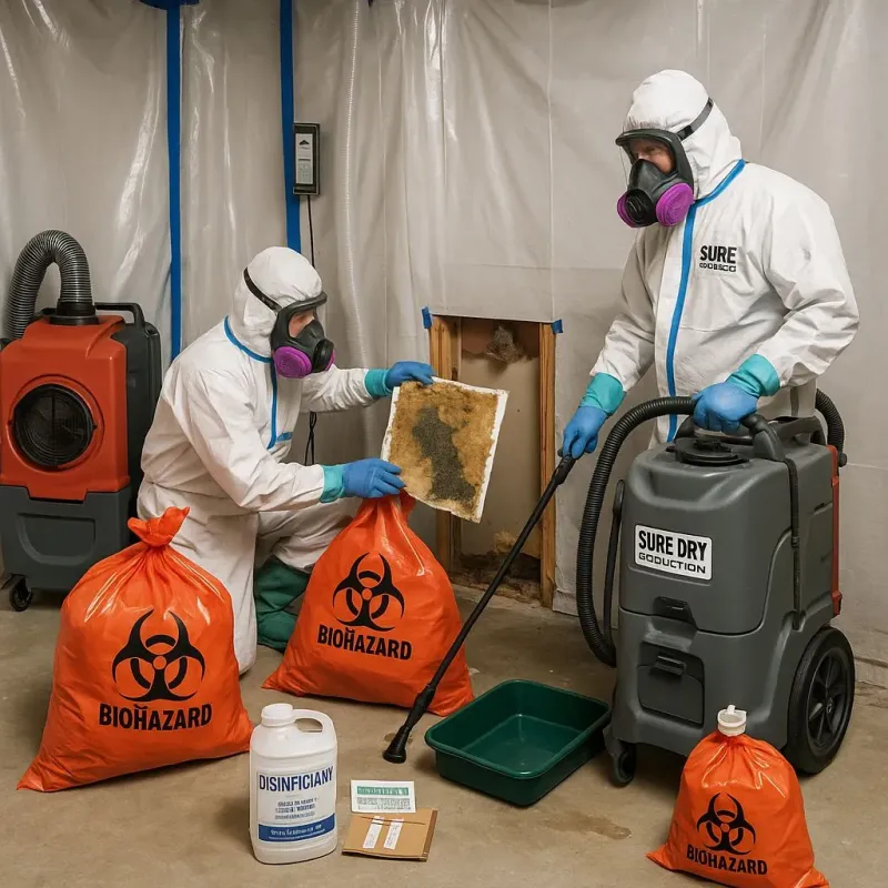 Contaminated Water Handling Protocols process in Woodbury, CT