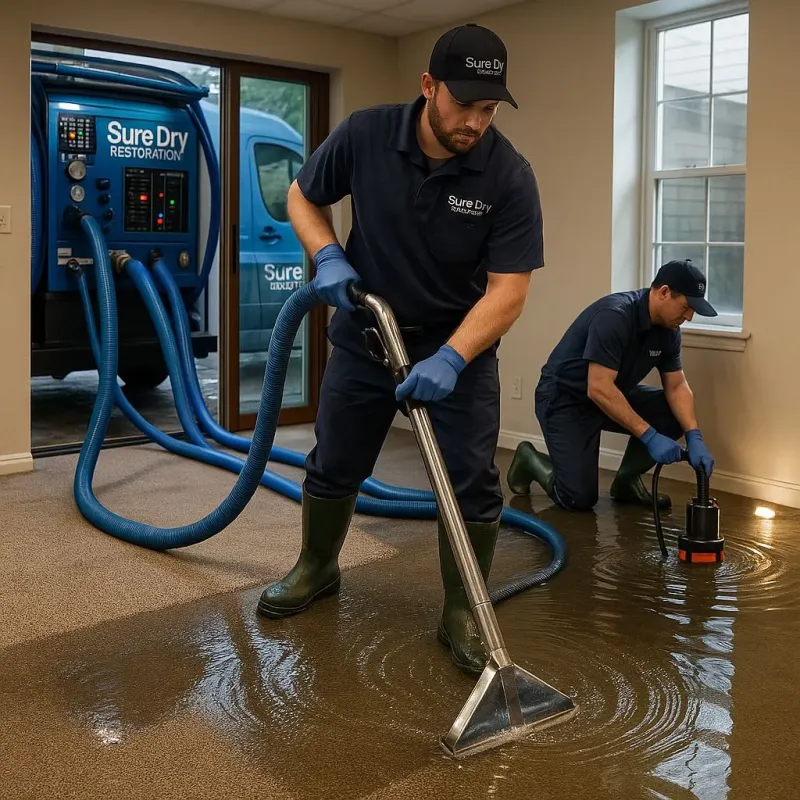 Water Extraction and Removal process in Woodbury, CT